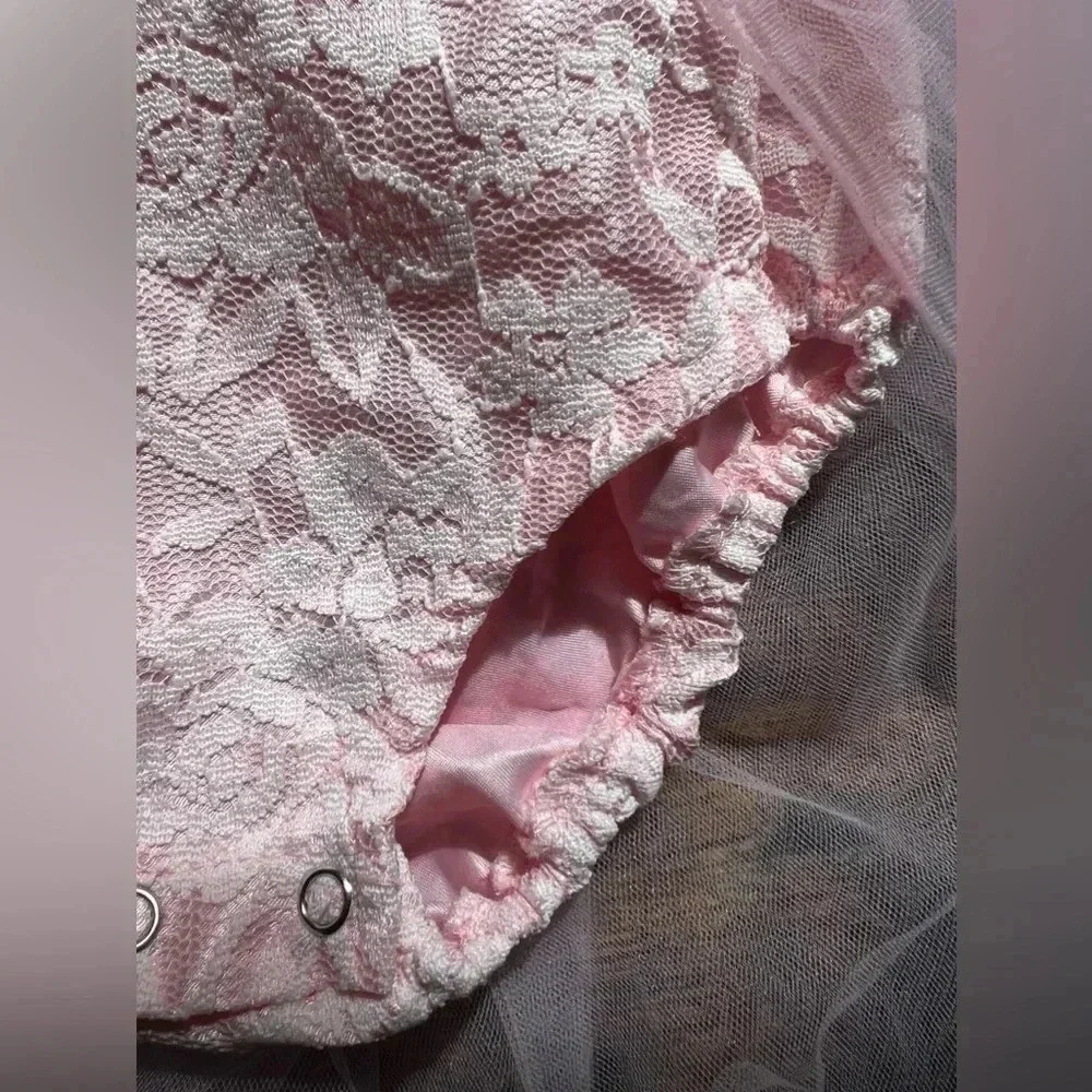 One year old birthday, girls one piece - tutu outfit. Size: 12M.​